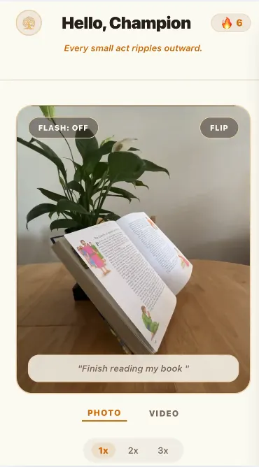 Capture Book Proof Screen